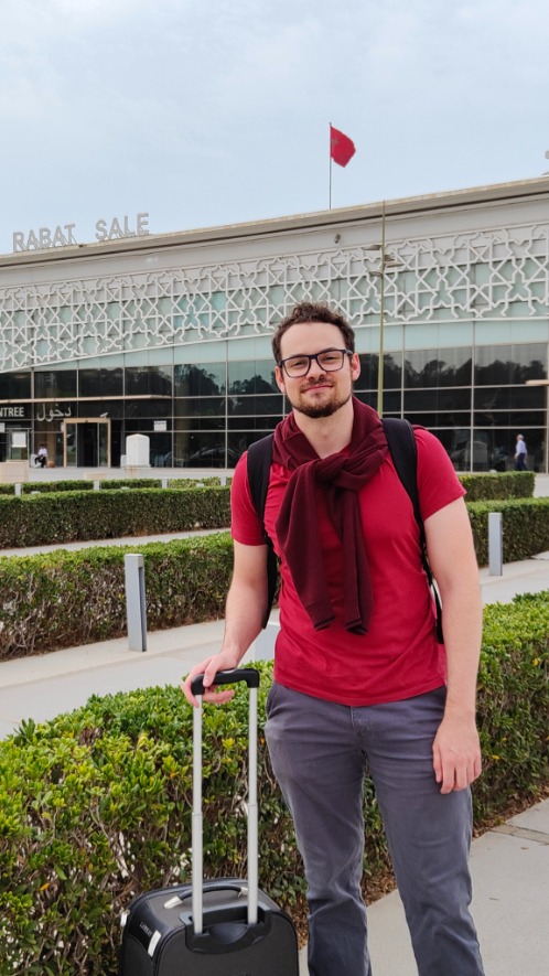 Rabat Sale airport, the moment I landed in Morocco