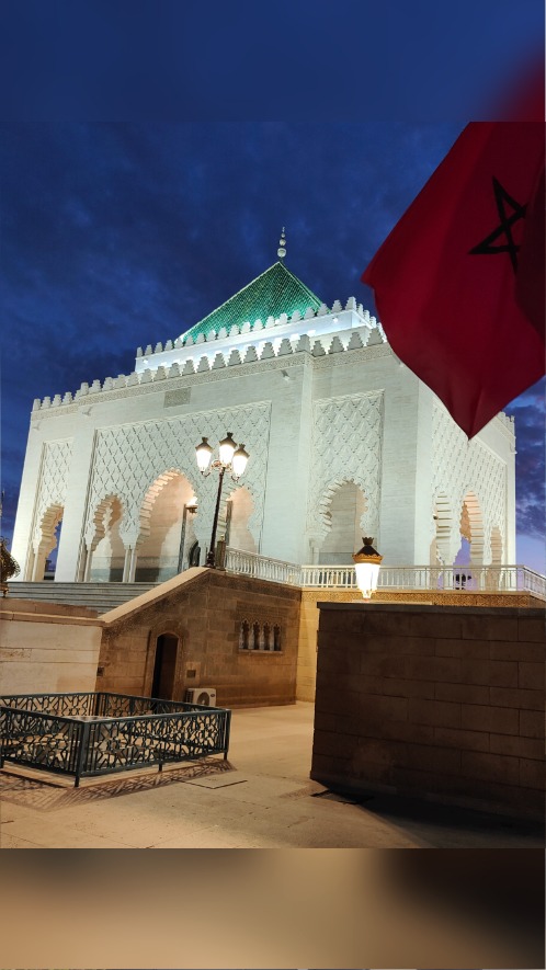 Mausoleum Mohamed V. Morocco