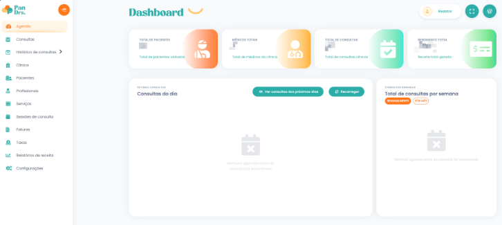 Pandoctors - Platform Dashboard