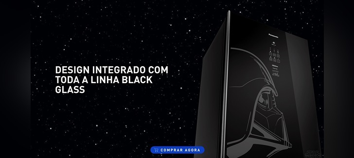 Star Wars Black Glass - Panasonic's Fridge bb53gv3d